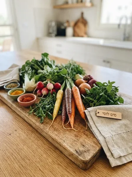 מרכיבים עונתיים טריים