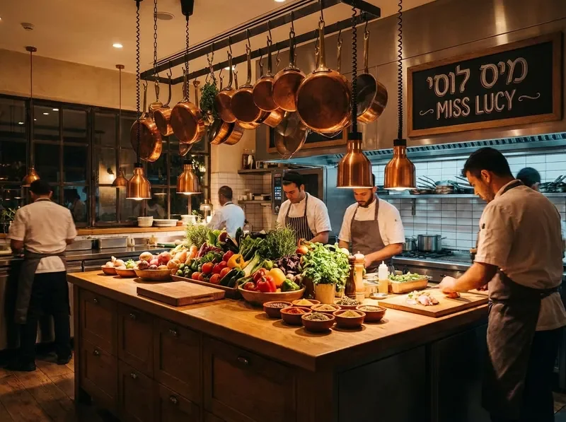 מטבח מסעדת מיס לוסי