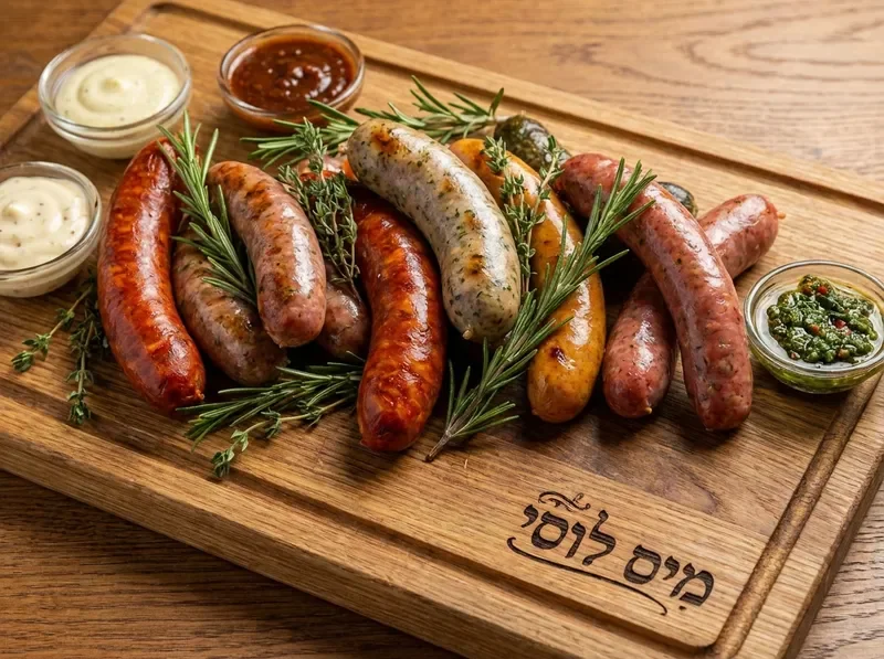 מגוון נקניקיות גורמה