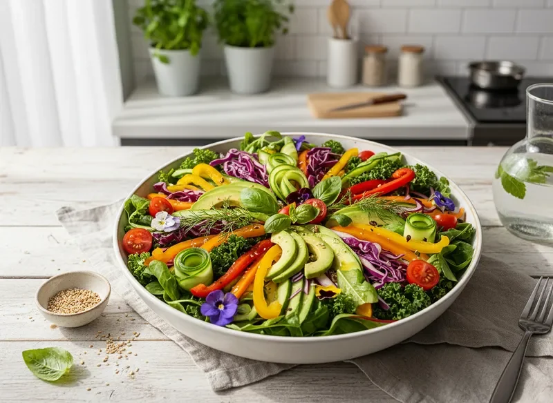 סלט טרי וצבעוני